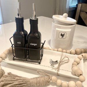 Stoneware Chicken Platter